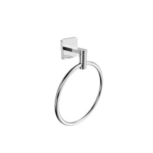 Bathroom Accessories Wall Mounted Bathroom Brass Hand Towel Ring Chrome